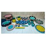 Outta Hand by Amy Hetrick Colorful Ceramic Tea and Dinnerware Collection