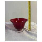 Set of Twelve Ruby Red Dessert or Sherbet Cups with Boxes