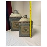 Galvanized Farmhouse Decor and Storage Accent Collection