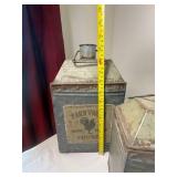 Galvanized Farmhouse Decor and Storage Accent Collection