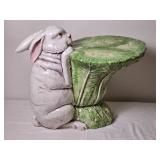 Large Rabbit Pedestal Side Table or Plant Stand