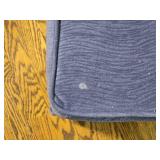 Upholstered Storage Ottoman with Nailhead Trim