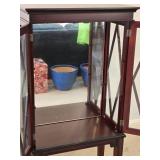 Glass Door Display Cabinet on Stand
