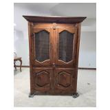 Sheffield Manor Paneled Door Armoire Cabinet