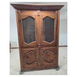 Sheffield Manor Paneled Door Armoire Cabinet