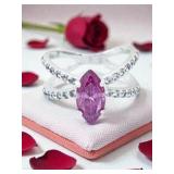 Beautiful Setting 2.00 Ct CertifiedMarquise Pink Diamond Ring!