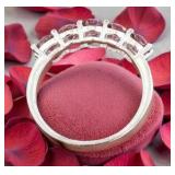 2.10Ct Pink Diamonds Solitaires Band Ring