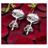 4.00 Ct Certified Diamond Solitaire Studs