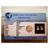 1 CT DIAMOND STUD EARRINGS