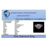 Certified 1.75 Ct Pink Diamond Ring