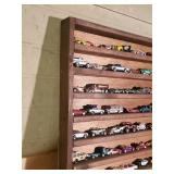 Large Display shelf and over 140+ Hot Wheel, Match Box and More!!