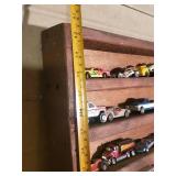 Large Display shelf and over 140+ Hot Wheel, Match Box and More!!