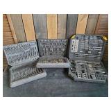 Large collection of Drill Bits and more in Plastic Carry Cases