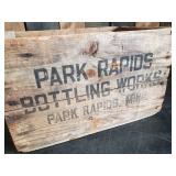 Rare Park Rapids Bottle Works Wood Crate