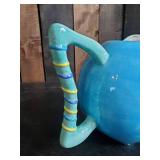 Beautiful Large Decor Fish Water Pitcher / Great Color!!