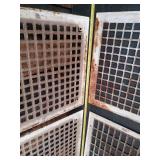 3 Antique Metal Floor Grate Vents from old Farm House