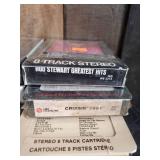 Rare 12 unopened 8 Track Tapes including The Beatles, Rod Stewart, Blondie