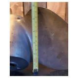 Vintage Brass Quick Silver 2 Fin Propeller / Heavy!! #17