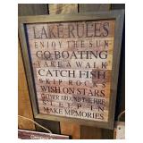 Large group of fun Cabin/Camping Signs