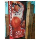 Large vintage 1996 Budweiser Summer Olympic Banner / Basketball