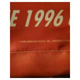 Large vintage 1996 Budweiser Summer Olympic Banner / Basketball