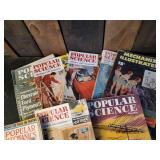 Large Lot of Vintage Popular Mechanics and Popular Science Magazines - Boats Cars and Snowmobiles