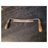 Vintage Hartford 9" Draw Blade - Wood Handles