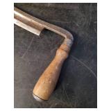 Vintage Hartford 9" Draw Blade - Wood Handles