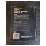 1972-1979 Chilton Auto Repair Manual - Solid!