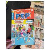 Night Lot of Vintage Comic Books - Mickey Mouse, Dennis the Menace and More