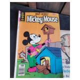 Night Lot of Vintage Comic Books - Mickey Mouse, Dennis the Menace and More