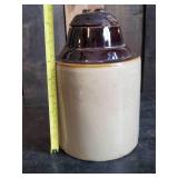1982 Vintage Weir Crock Jar with Lid