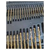 Nice Large Lot of Bits and Drills in Heavy Duty Plastic Cases