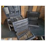 Nice Large Lot of Bits and Drills in Heavy Duty Plastic Cases