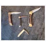 Group of Pocket Knives - Buck, Colonial and More!!
