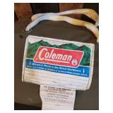 Solid Vintage Coleman Sleeping Bag with Interior Wildlife Scene