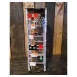 Large Collection of Unused Earrings and Display Rack