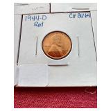 (5) Wheat Pennies in Flips - Some Red Uncirculated