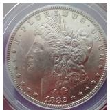 1882-O/O VAM-7 Morgan Dollar - ANACS AU55