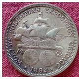 1892 Columbus Commemorative Silver Half Dollar