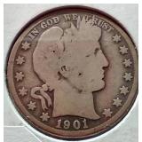 (3) Barber Half Dollars