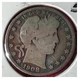 (4) Barber Half Dollars
