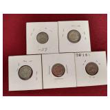 (5) Barber Dimes