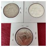 (3) Franklin Half Dollars - 1961-D/1962-D/1963-D