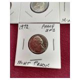 (7) Proof Nickels