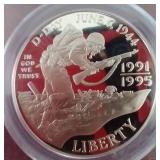 1991-95(W) WW2 Commemorative Silver Dollar - PCGS PR69 DCAM