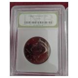 (2) Slabbed Kennedy Half Dollars