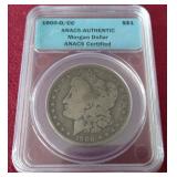 1900-O/CC Morgan Dollar - ANACS Certified