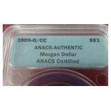 1900-O/CC Morgan Dollar - ANACS Certified
