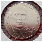 (5) Uncirculated Nickels - Keelboat/Peace/Westward Journey